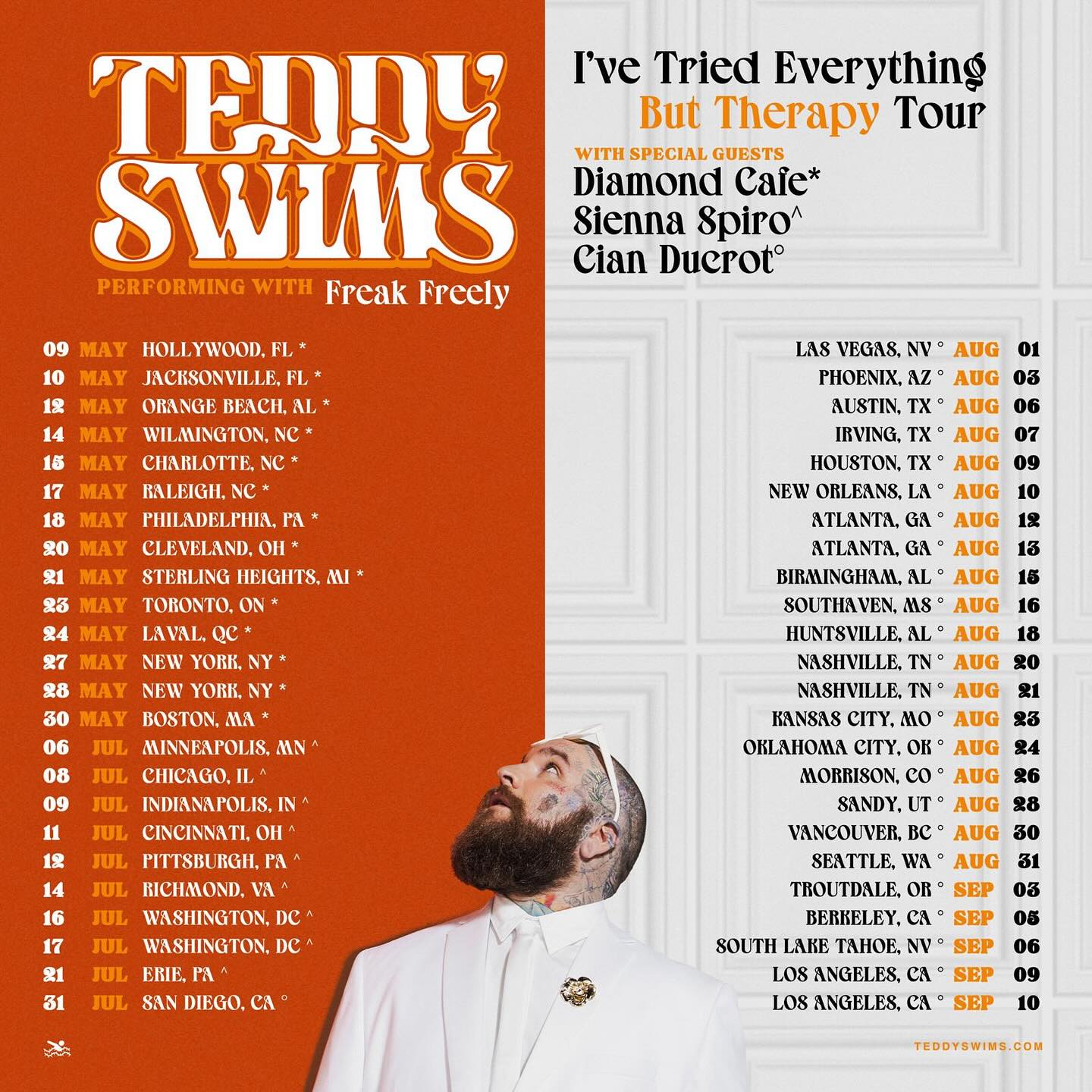 Sienna Spiro I've Tried Everything But Therapy Tour Poster 2026
